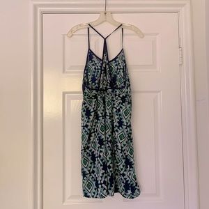 Funky Urban Outfitters Boho Backless Tribal Print Dress - Size S / M